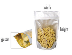 Kleurrijke de Zak van het Folievoedsel Verpakking voor Droge Vruchten, Kruiden, Koekjes