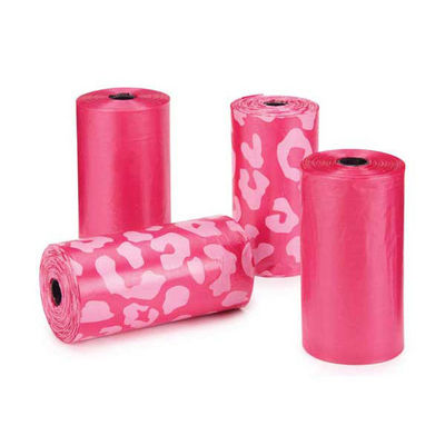 Bio-Degradable Food Pouch Packaging Plastic LDPE Grab Bags For Dog Waste Pickup