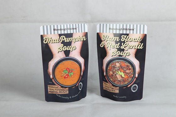 Small Plastic Zip Lock Bags Kraft Paper Pouch Coffee Packaging Bags