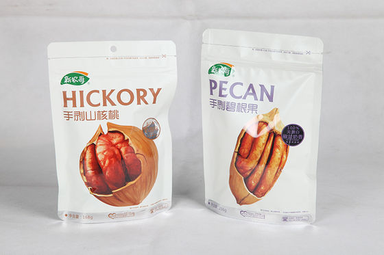 Small Plastic Zip Lock Bags Kraft Paper Pouch Coffee Packaging Bags