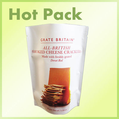 Resealable Stand Up Pouches With Zipper / High quality plastic food packaging bag