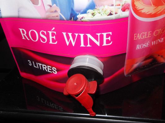 Customized Red Printed Stand Up Pouch With Spout Packaging Leak Proof