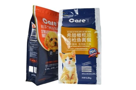 High Barrier Packaging Flat Bottom Pouch with High Impact Strength