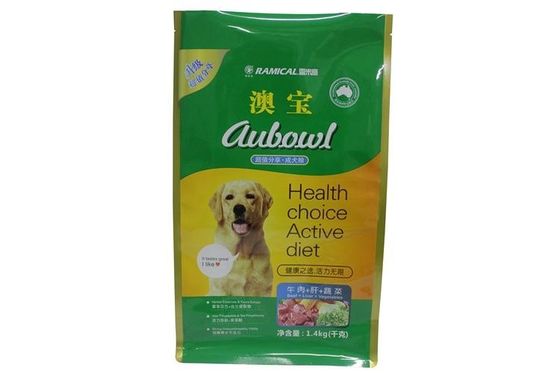 High Barrier Packaging Flat Bottom Pouch with High Impact Strength